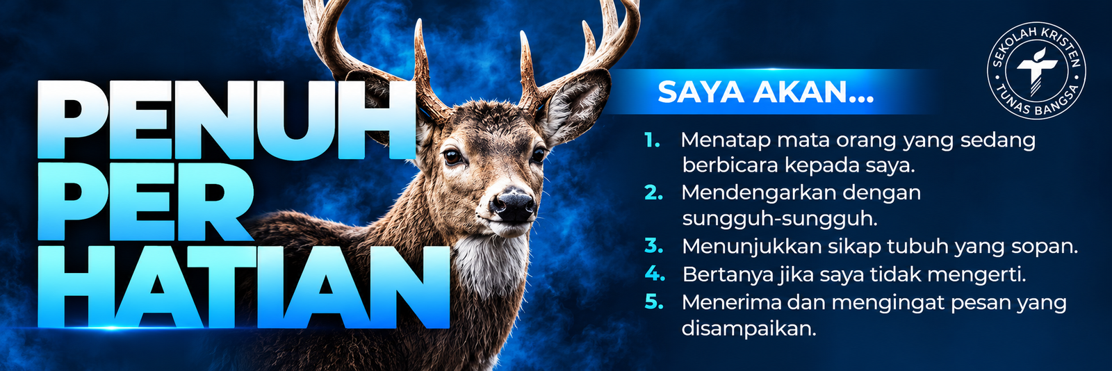 Attentive Stag Character Poster