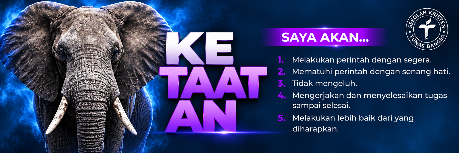 Ketaatan_ Gajah dan Komitmen Sekolah
